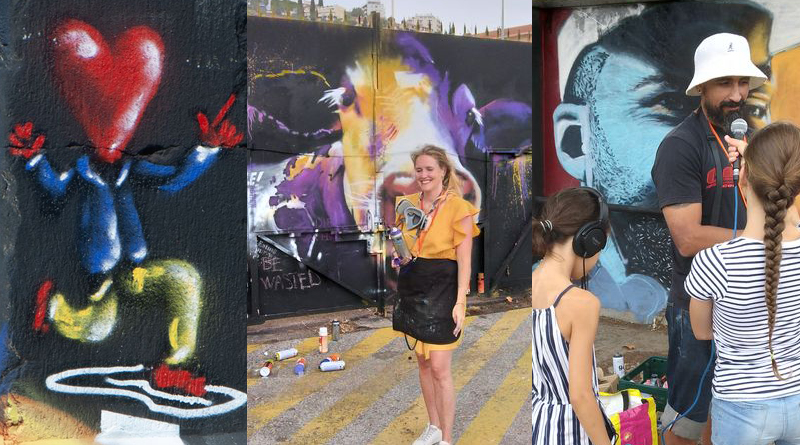 Faben, Jen Miller et Dzio, artistes graffeurs